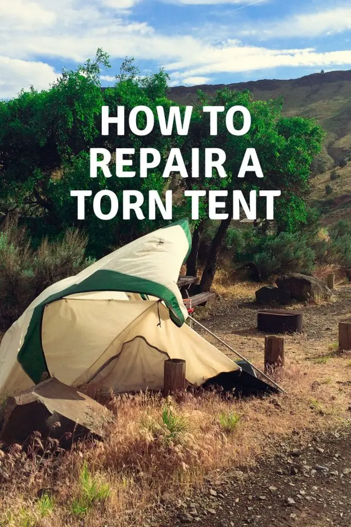 How To Repair A Torn Tent - 4 Easy Steps - The Church Mouse