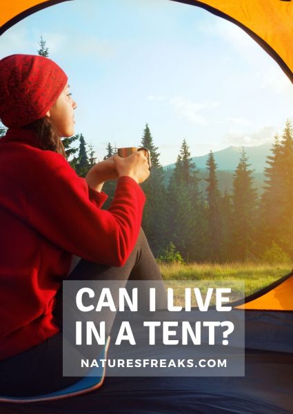 can i live in a tent